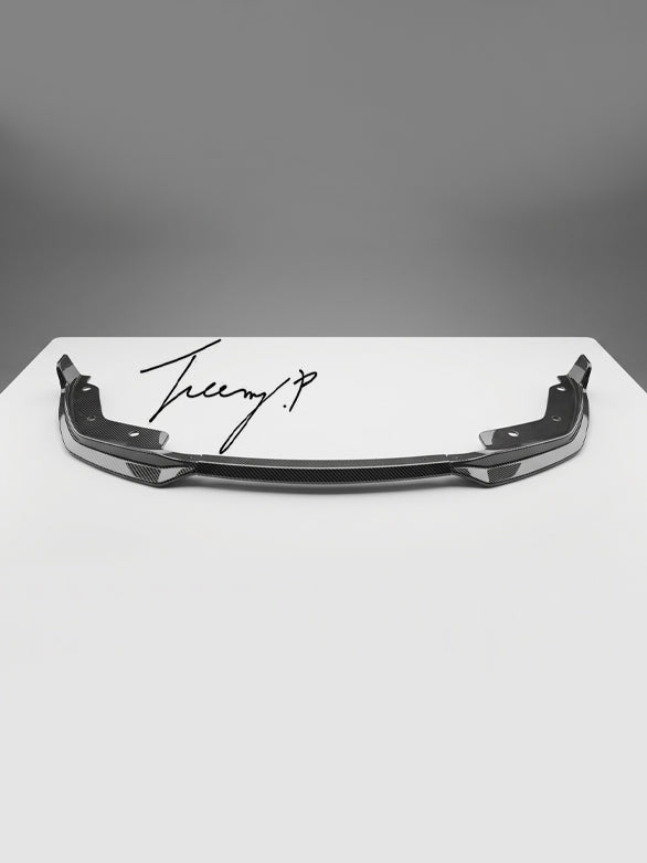 Carbon look front splitter upgrade for BMW G20 and G21 sporty front bumper styling