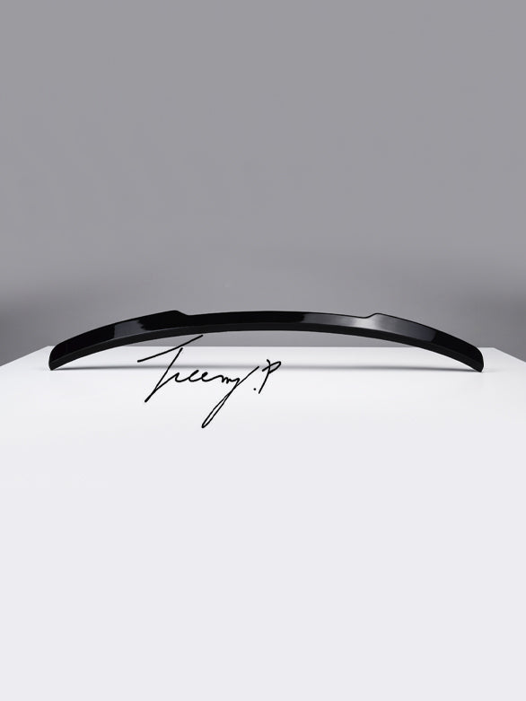 Audi A8 S8 gloss black rear boot spoiler
