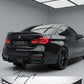Carbon fibre rear high kick PSM ducktail spoiler for BMW 3 Series M3 F30 F80 2012–2019
