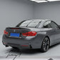 M4 Style Carbon Fibre Look Rear Boot Spoiler Lip Wing for BMW 4 Series Coupe F32 2013-2020
