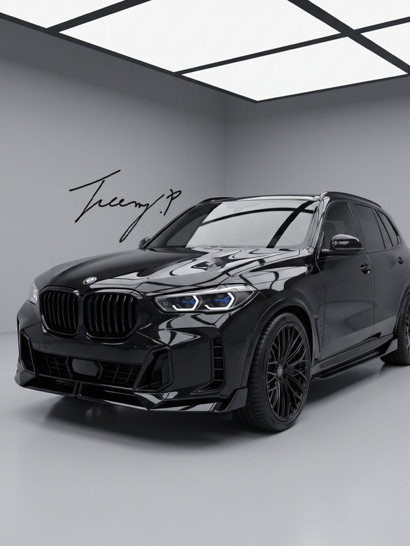 BMW X5 G05 LCI Gloss Black Front Splitter
