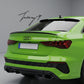 Audi A3 8Y saloon carbon fibre effect rear window roof spoiler
