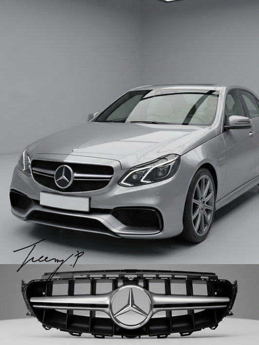 Mercedes E Class W213 S213 E43 E53 (2016-2020) Front Grille AMG E63 Style
