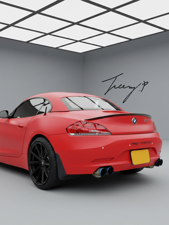 BMW Z4 E89 carbon fibre rear boot lip spoiler M Sport
