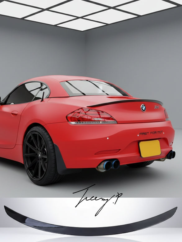 BMW Z4 E89 carbon fibre rear boot lip spoiler M Sport

