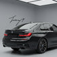 BMW 3 Series G20 gloss black M4 style rear boot lip spoiler
