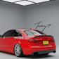 Audi A4 B8 carbon fibre rear boot lip spoiler prefacelift
