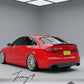 Audi A4 B8 carbon fibre rear boot lip spoiler prefacelift

