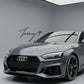 Audi A5 S5 B9 RS5 style gloss black honeycomb front grille
