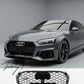 Audi A5 S5 B9 RS5 style gloss black honeycomb front grille
