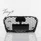 Audi A5 S5 B9 RS5 style gloss black honeycomb front grille
