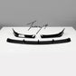 Gloss black M Performance style front lip splitter for BMW X1 F48 2015 to 2022
