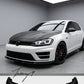 Gloss black front splitter lip for VW Golf R MK7 2013 to 2016 sporty aggressive styling
