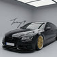 Audi S7 C7 facelift gloss black front splitter lip
