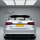 Gloss Black Rear Blade Style Diffuser for Audi RS3 8V Hatchback 2017-2020