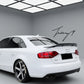 Carbon Fibre Look Rear High Kick Ducktail Boot Spoiler for Audi A4 B8 Saloon 2008-2016
