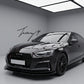 Audi A5 S Line F5 coupe sportback gloss black front lip splitter