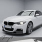 Carbon look front splitter bodykit for BMW 3 Series F30 M Sport styling