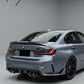 BMW 3 SERIES G20 2020+ GLOSS BLACK REAR HIGH PSM DUCKTAIL BOOT SPOILER BODYKIT