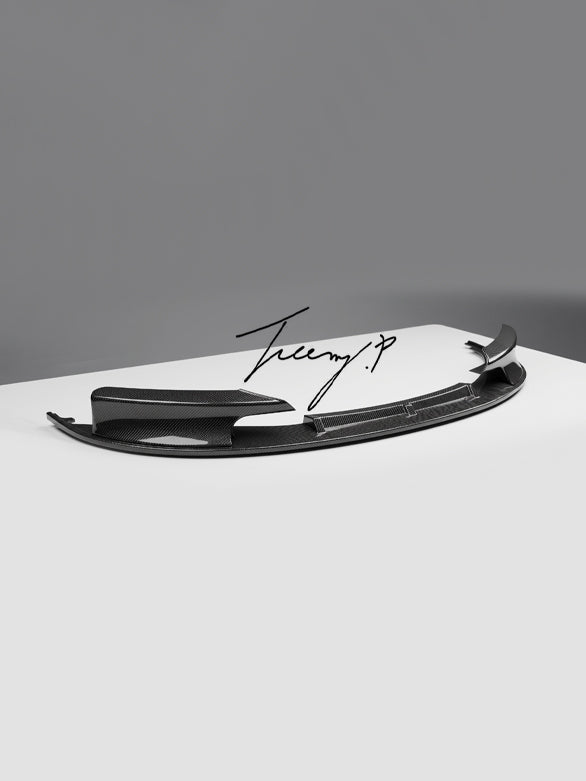 Carbon look front splitter bodykit for BMW 3 Series F30 M Sport styling