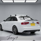 M4 Style Carbon Fibre Look Rear Boot Lip Spoiler for Audi A4 B8.5 2012-2016