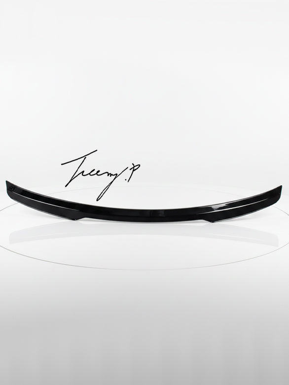 Audi A8 rear boot lip spoiler wing gloss black 2009 to 2017