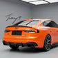 Audi A5 S5 RS5 B9 sportback gloss black rear boot spoiler lip wing 2017 plus
