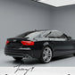 Audi A5 B8 Sportback gloss black rear boot spoiler lip 2009 to 2016
