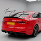 Audi A5 S5 RS5 B9 sportback gloss black rear ducktail boot spoiler wing 2017 plus
