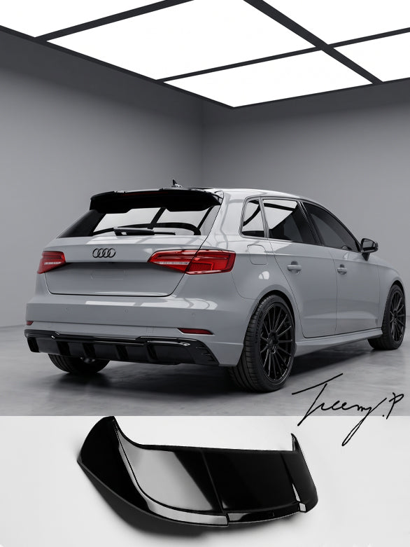 Audi A3 8V Gloss Black Rear Spoiler
