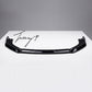 Audi RS3 8V facelift gloss black front lip splitter