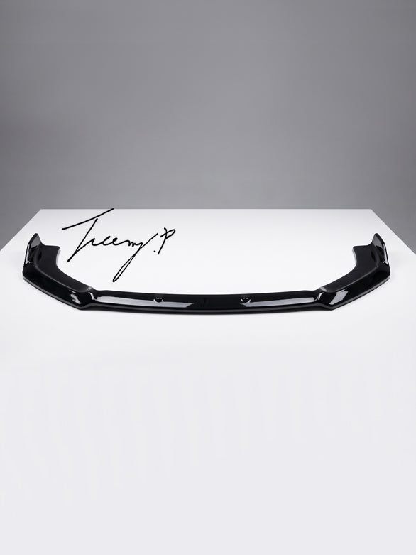 Audi RS3 8V facelift gloss black front lip splitter