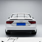 Gloss Black Rear Boot Lip Spoiler Wing Body Kit for Audi A7 S7 RS7 MK1 2012-2018