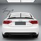 Audi A5 B8 sportback four door gloss black PSM ducktail boot spoiler lip 2007 to 2016
