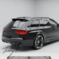RS4 Look Gloss Black Rear Roof Spoiler Wing for Audi A4 B8 Avant Estate 8K 2008-2016