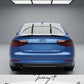 M4 Style Gloss Black Rear Boot Lip Spoiler Wing for Audi A4 B8.5 Facelift 2012-2016
