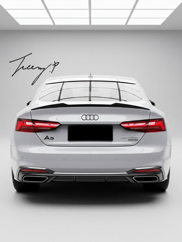 Audi A5 S5 RS5 B9 Sportback M4 style rear boot spoiler wing
