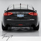 S4 Style Gloss Black Rear Boot Lip Spoiler Wing for Audi A4 B8.5 Facelift 2012-2016