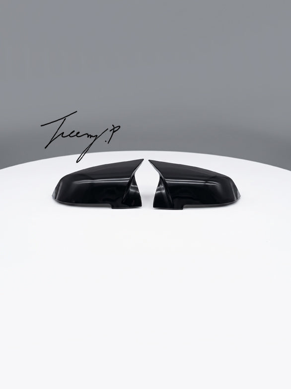 Black mirror caps upgrade for BMW 2 Series F87 sporty exterior styling
