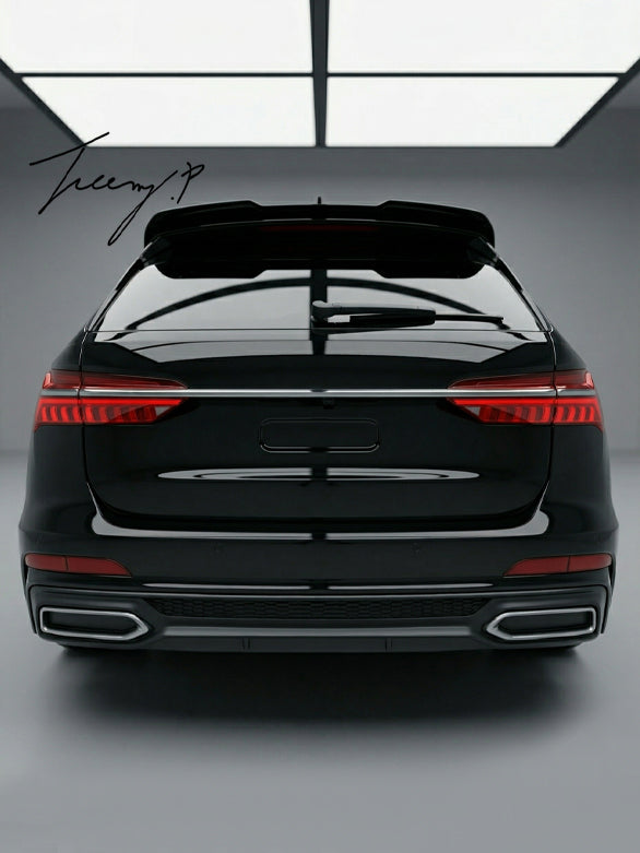 Audi S6 C8 Avant rear trunk spoiler performance style upgrade
