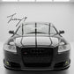 Audi A6 S6 C6 RS6 style front honeycomb grille
