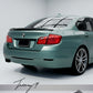 Carbon fibre rear boot lip wing spoiler M4 style for BMW 5 Series M5 F10 2010–2017
