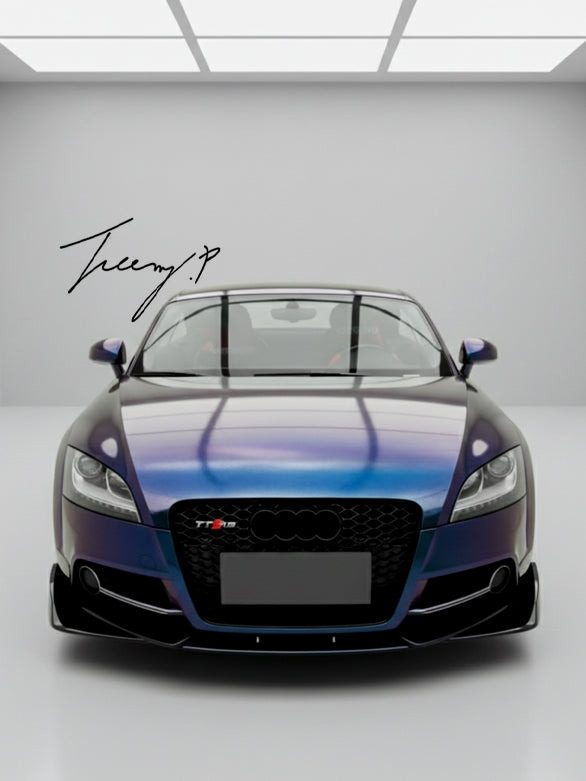 Audi TT TTS TTRS style gloss black honeycomb front grille
