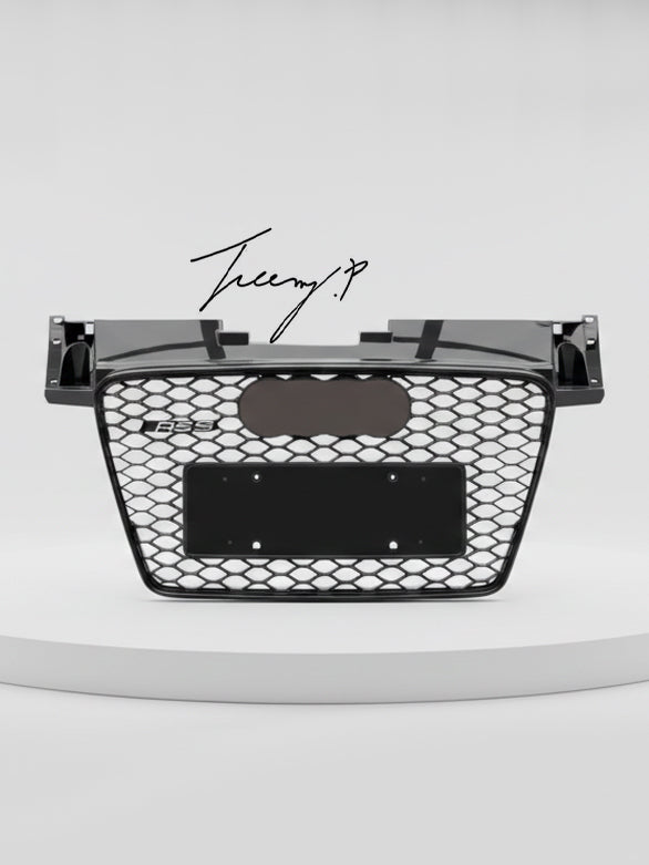 Audi TT TTS TTRS style gloss black honeycomb front grille
