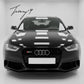 Audi A4 S4 RS4 style gloss black honeycomb front grille

