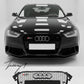 Audi A4 S4 RS4 style gloss black honeycomb front grille
