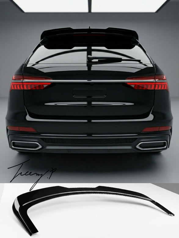 Audi S6 C8 Avant rear trunk spoiler performance style upgrade

