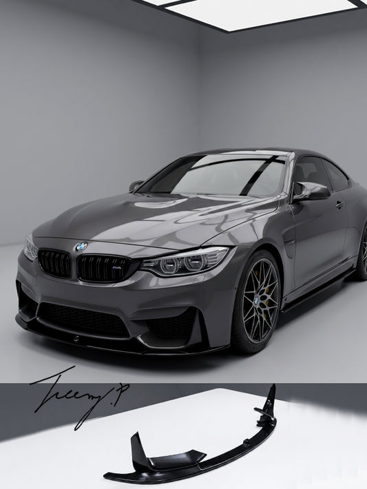 BMW M3 F80 Gloss Black Front Splitter
