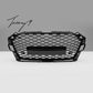 Audi A5 S5 B9 RS5 style honeycomb mesh front bumper centre grille

