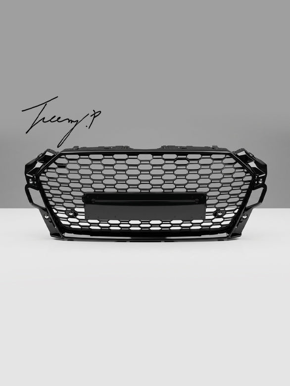 Audi A5 S5 B9 RS5 style honeycomb mesh front bumper centre grille
